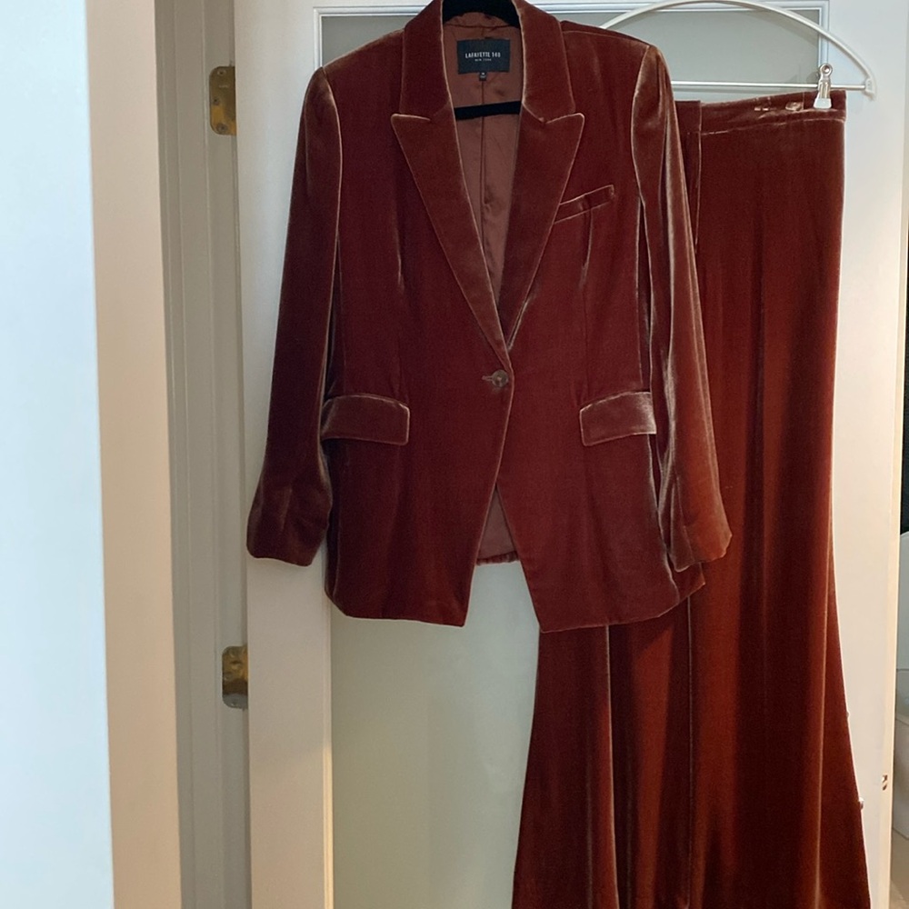 Velvet pantsuit